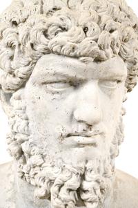 A Plaster Portrait Bust of Lucius Verus After the Antique
