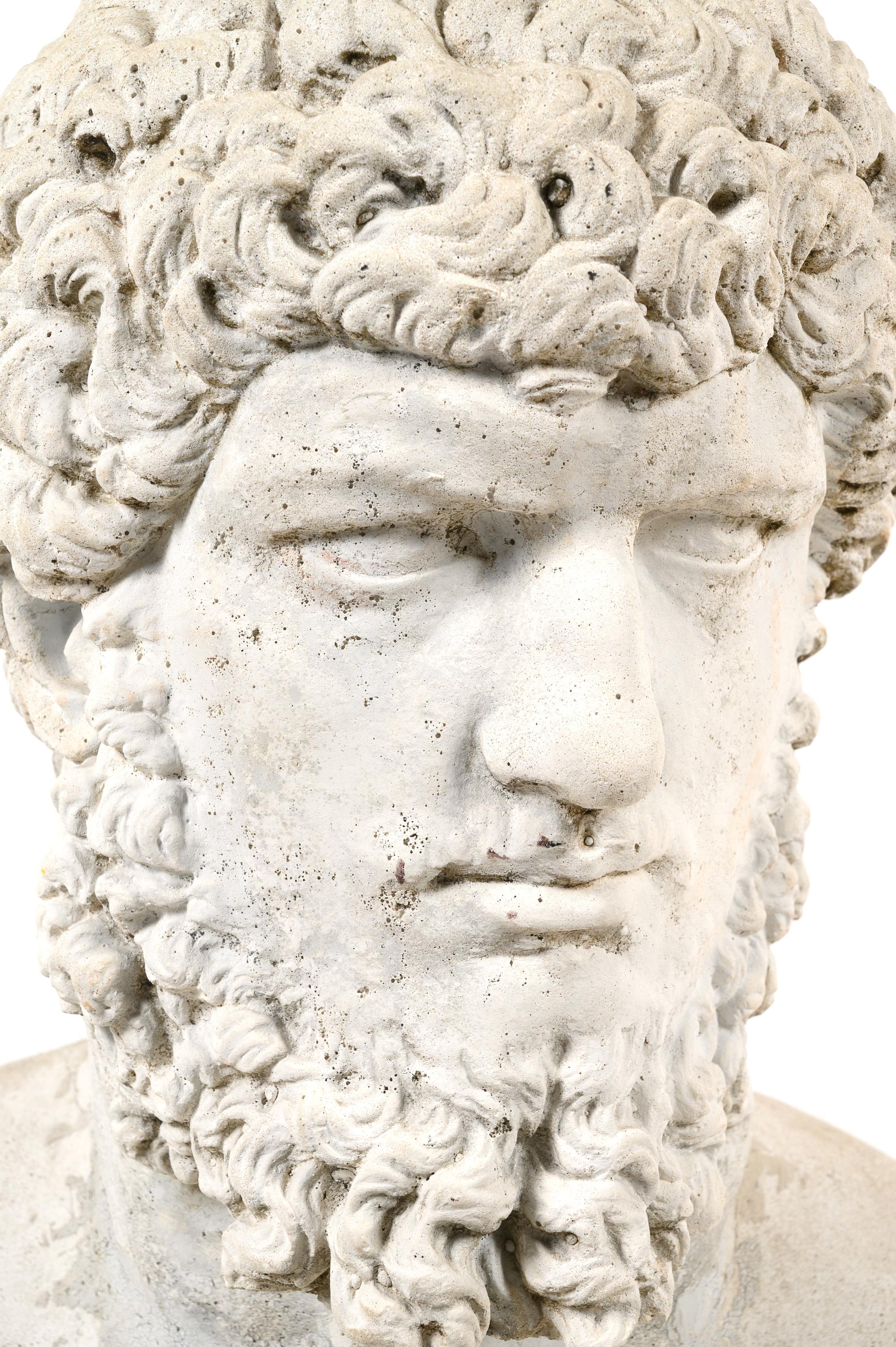A Plaster Portrait Bust of Lucius Verus After the Antique