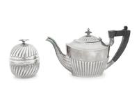 An American Silver Diminutive Teapot