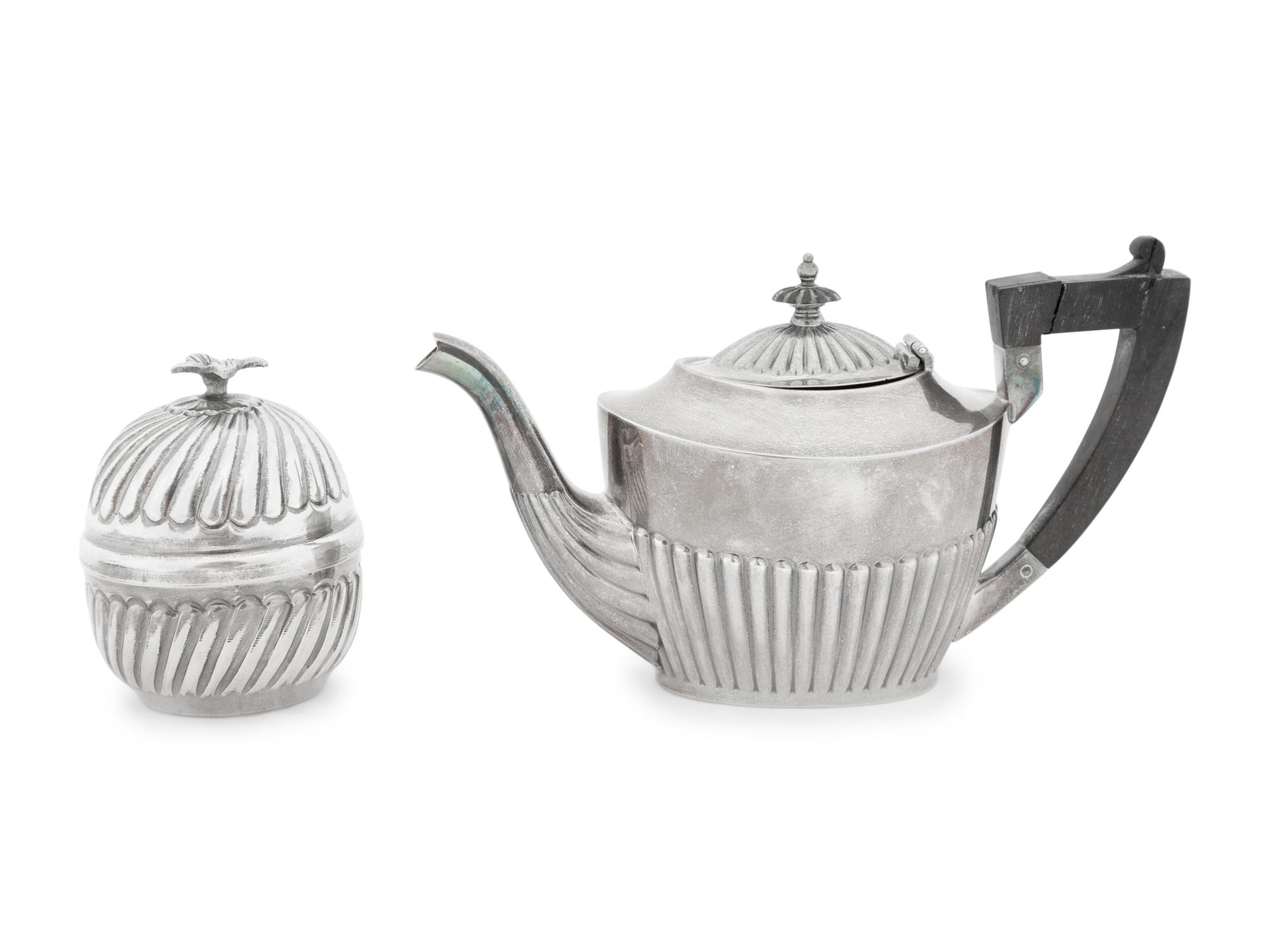 An American Silver Diminutive Teapot