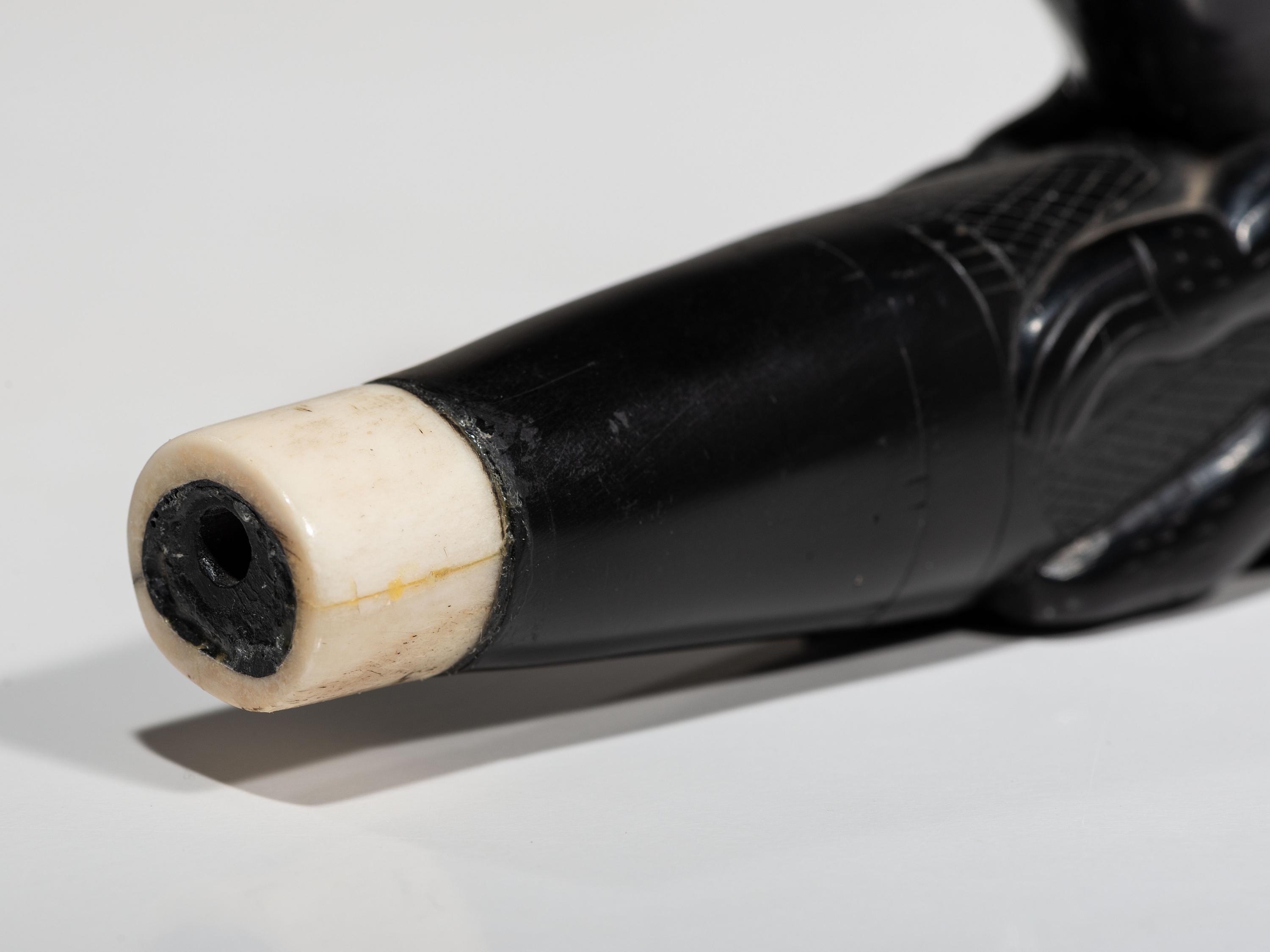 Haida Carved Argillite Pipe