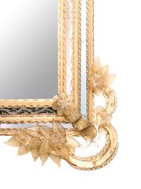 A Venetian Molded Glass Mirror