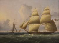 Frigate Testing her Guns (Possibly Off Deal)