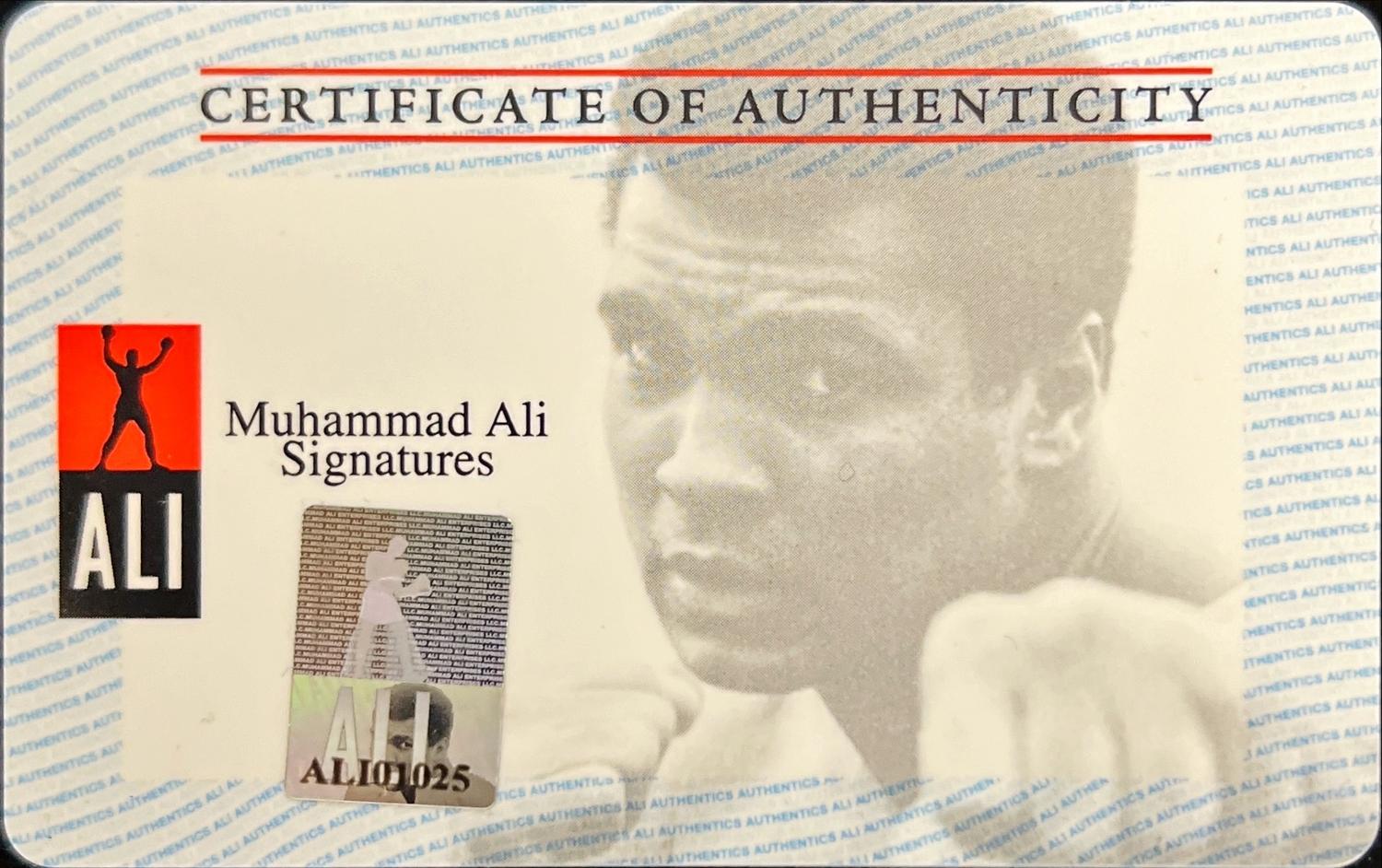 A Muhammad Ali Signed Autograph Louisville Slugger Baseball Bat (PSA / Ali Hologram)