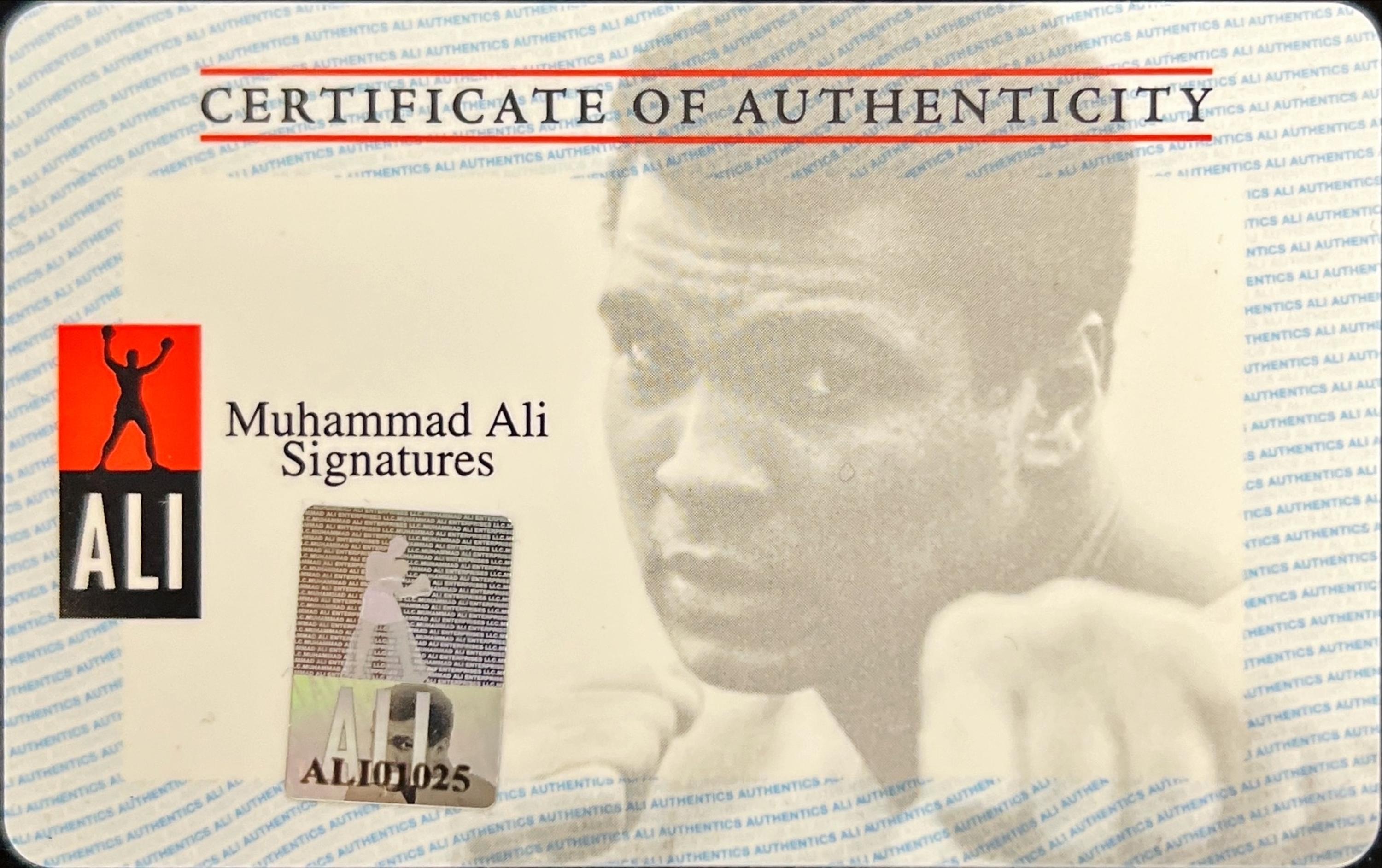 A Muhammad Ali Signed Autograph Louisville Slugger Baseball Bat (PSA / Ali Hologram)