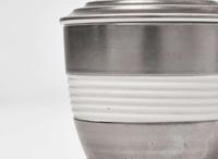 A Wedgwood Moonstone Glaze Platinum Lustre Queensware Coffee Service