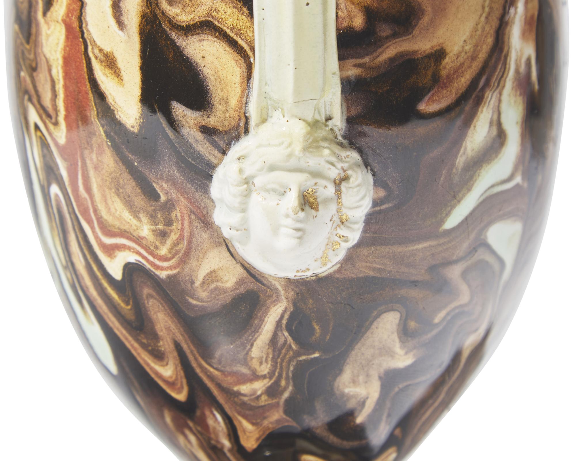 A Wedgwood and Bentley Agateware Covered Urn