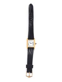 CARTIER, GOLD VERMEIL 'TANK' WRISTWATCH