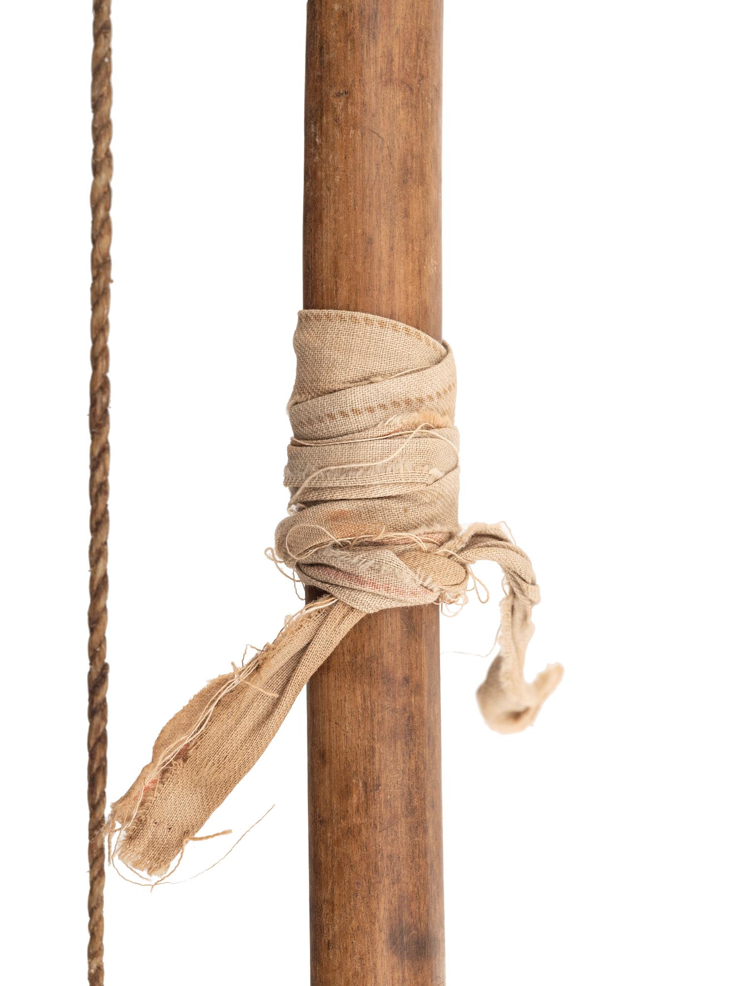 Apache Bow, with Painted Arrow