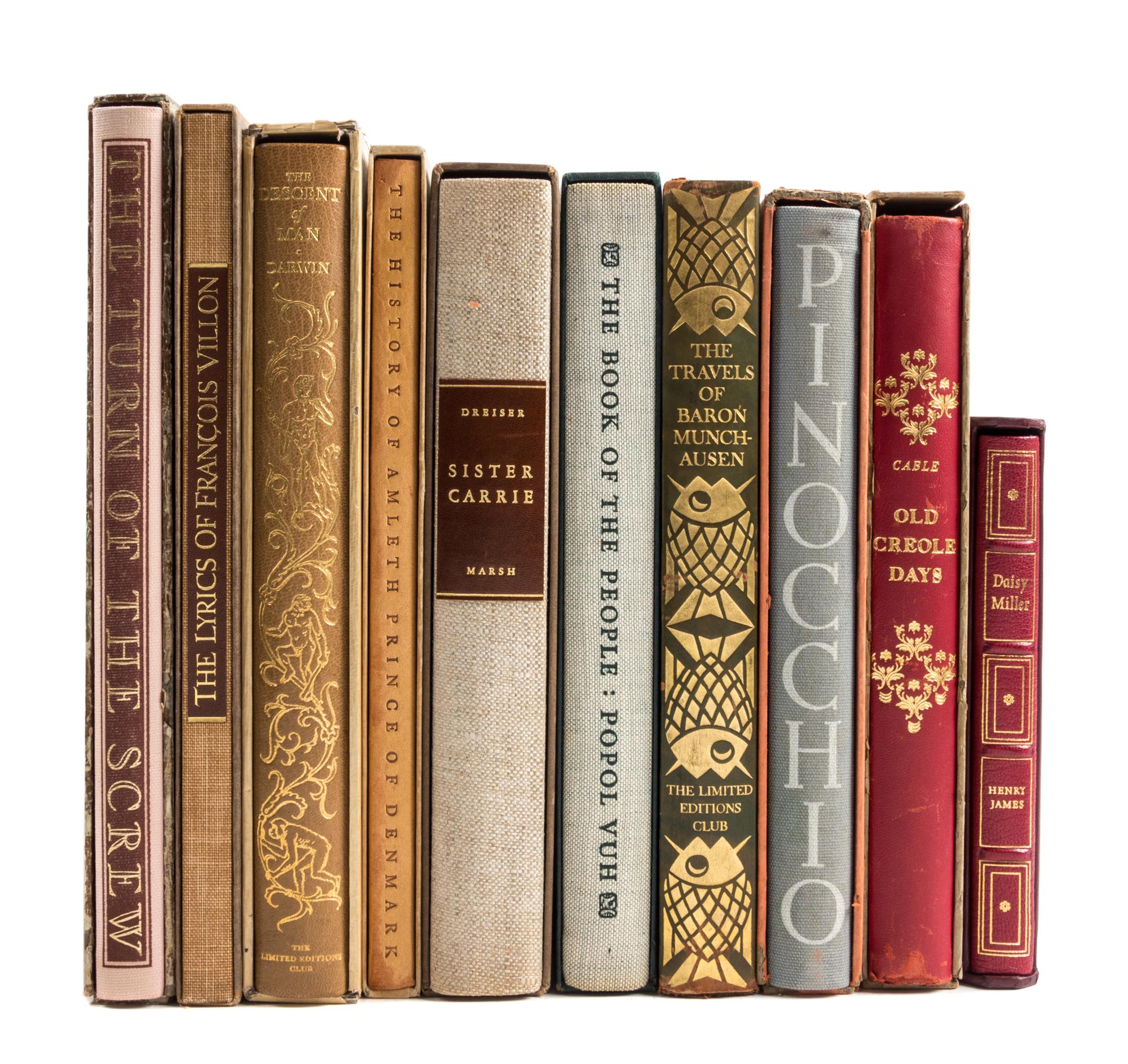 (LIMITED EDITIONS CLUB) A group of 39 books.