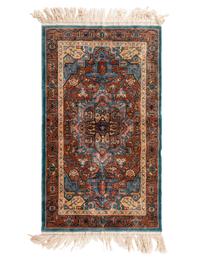 A Heriz Silk Rug