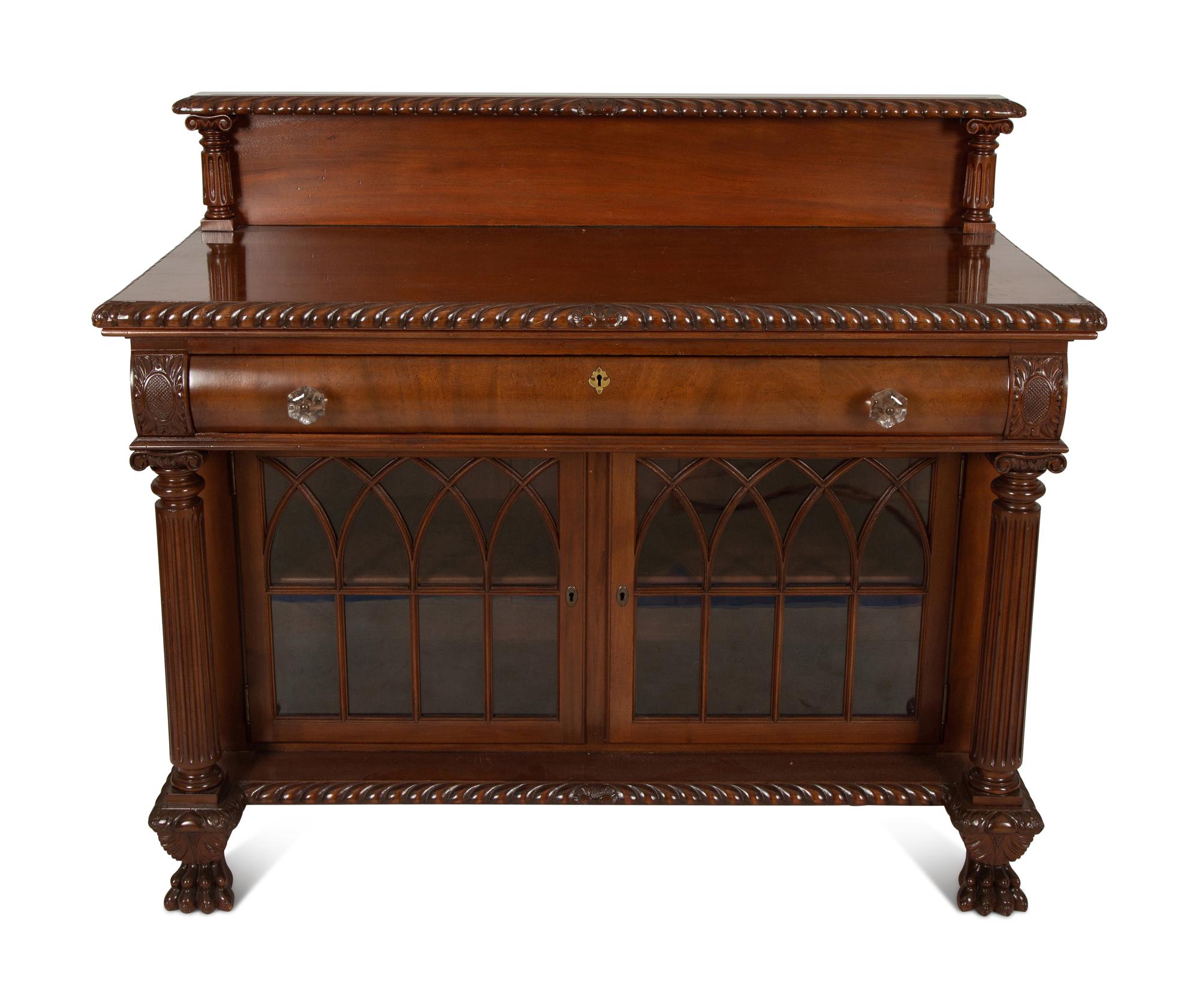 A Victorian Mahogany Sideboard