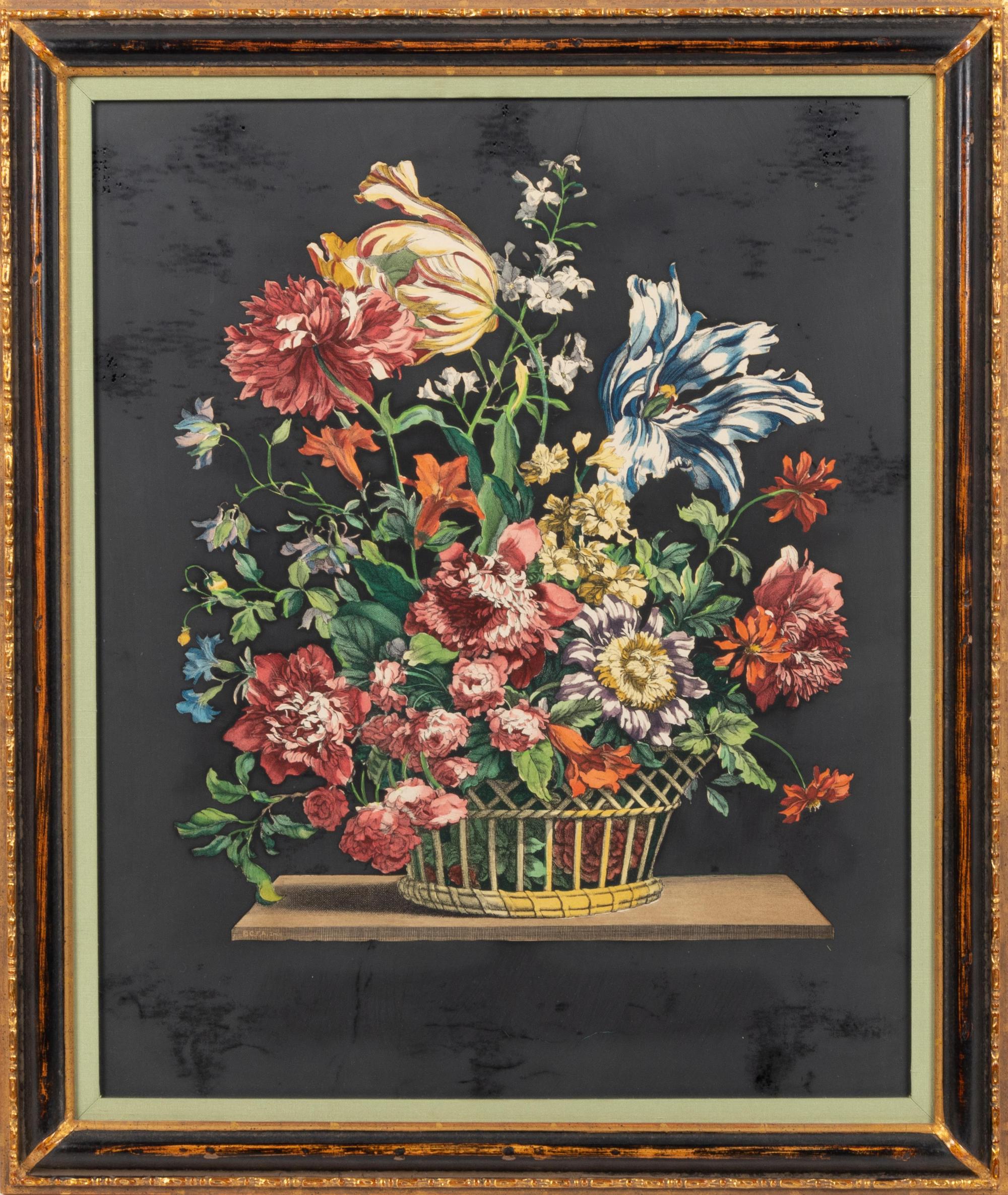 A Set of Four Floral Prints