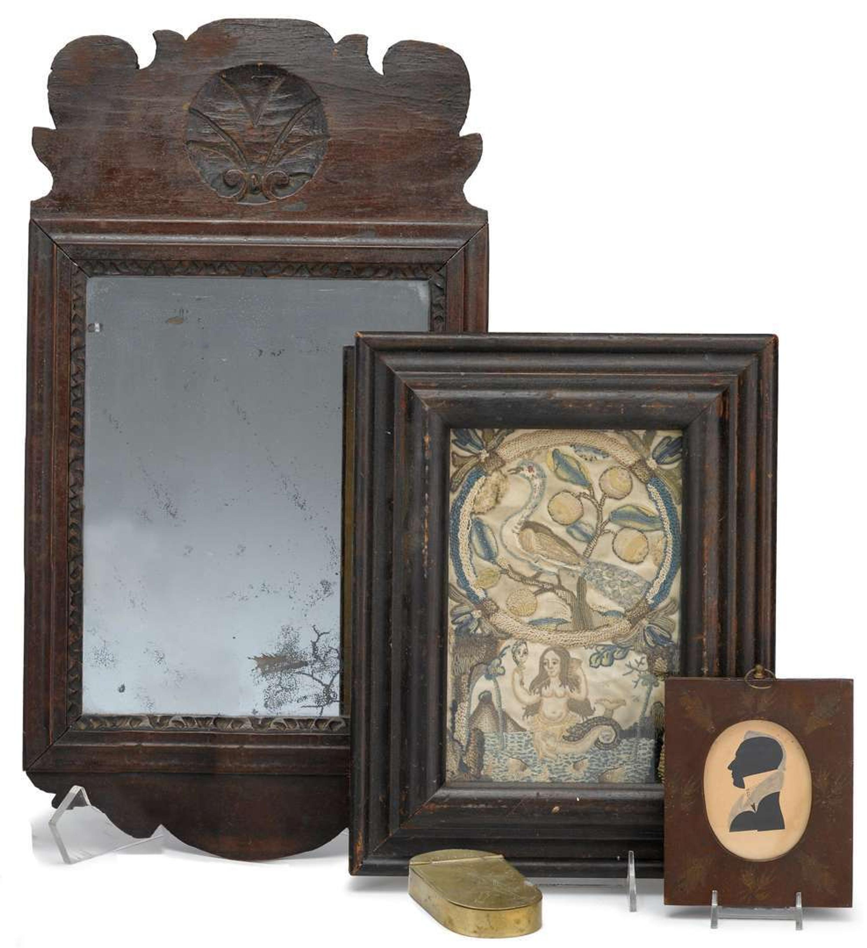 Group of decorative items and accessories english and american, 18th and 19th century