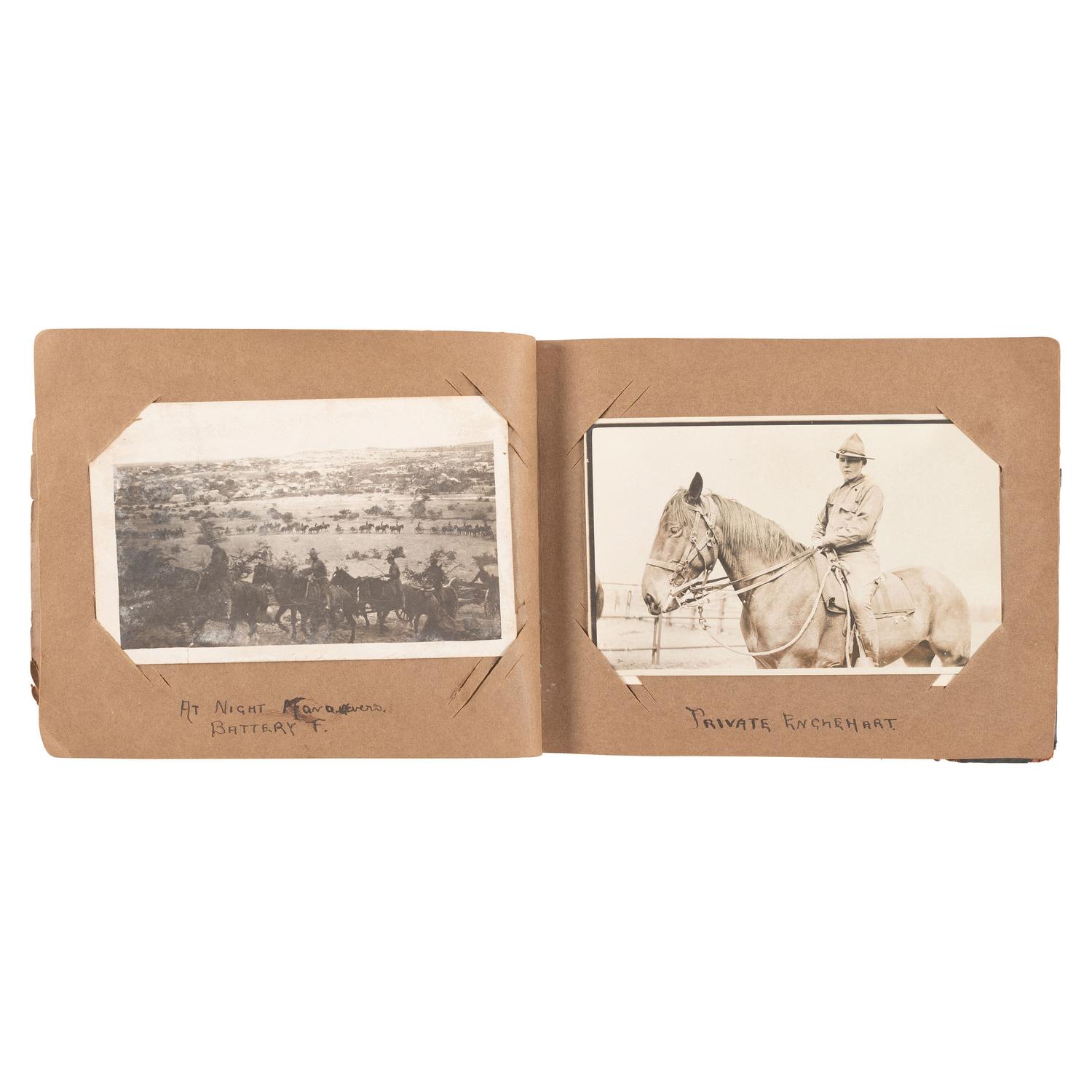 [Mexican Border War] Group of RPPCs and Albums from the Mexican Border War, incl. Fort Bliss and Eagle Pass.