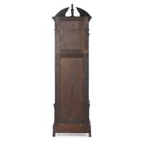 An American Mahogany Nine-Tube Tall Case Clock by Colonial Mfg. Co.