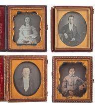 [EARLY PHOTOGRAPHY]. 21 sixth plate daguerreotypes of teenagers and adolescents.