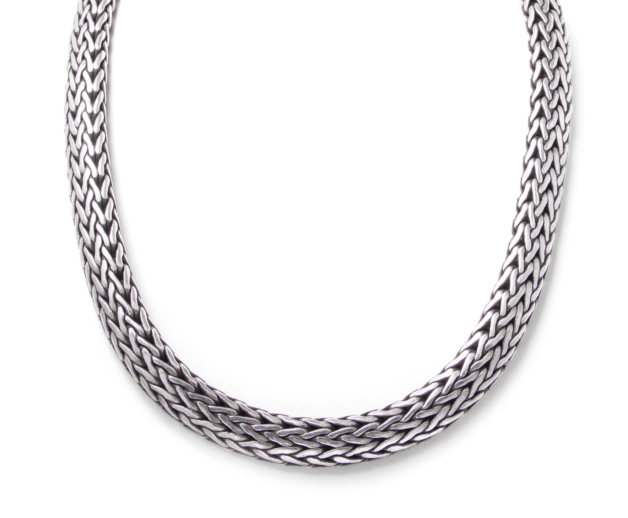 A Sterling Silver Classic Chain Necklace, John Hardy, 116.10 dwts.