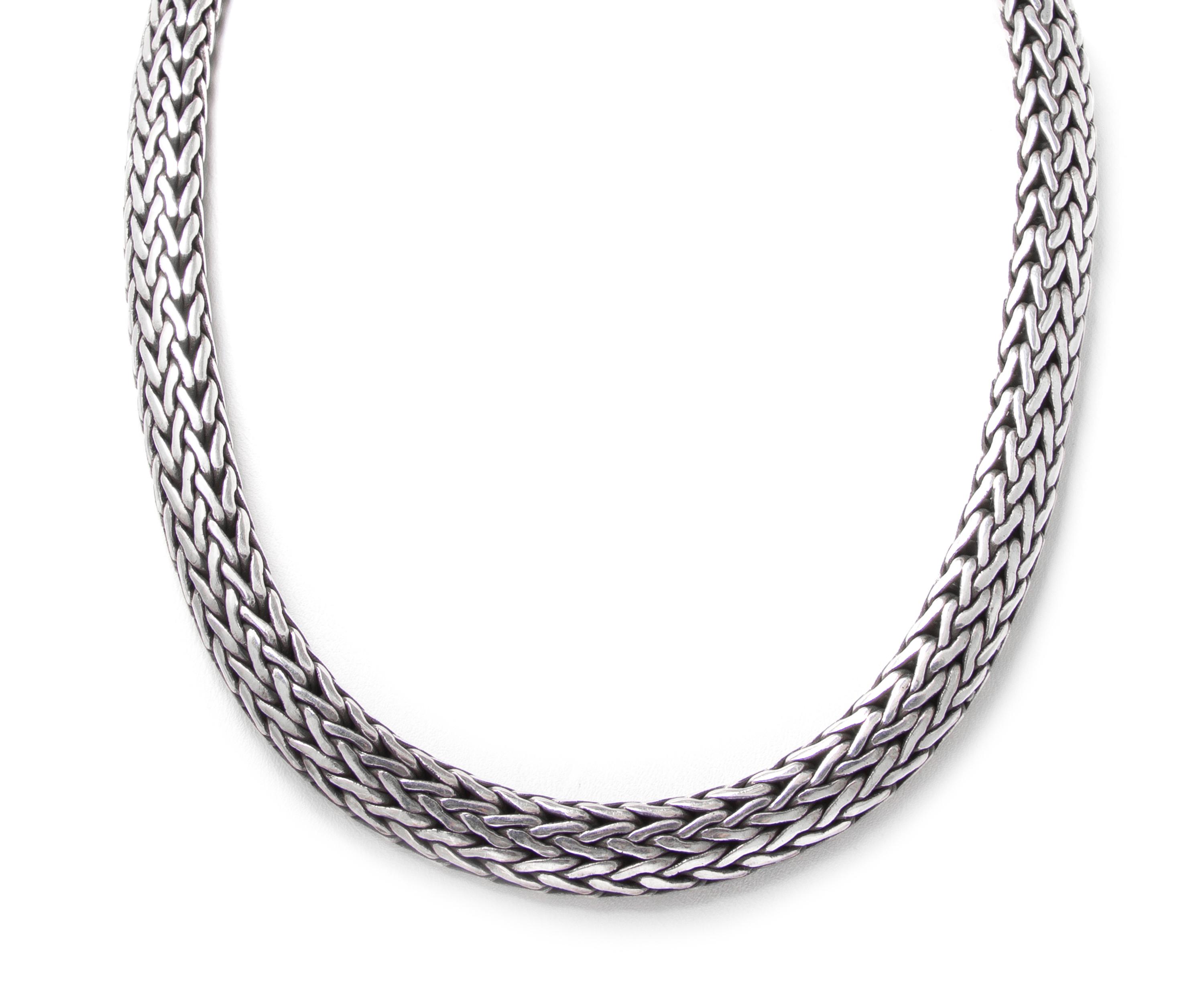 A Sterling Silver Classic Chain Necklace, John Hardy, 116.10 dwts.