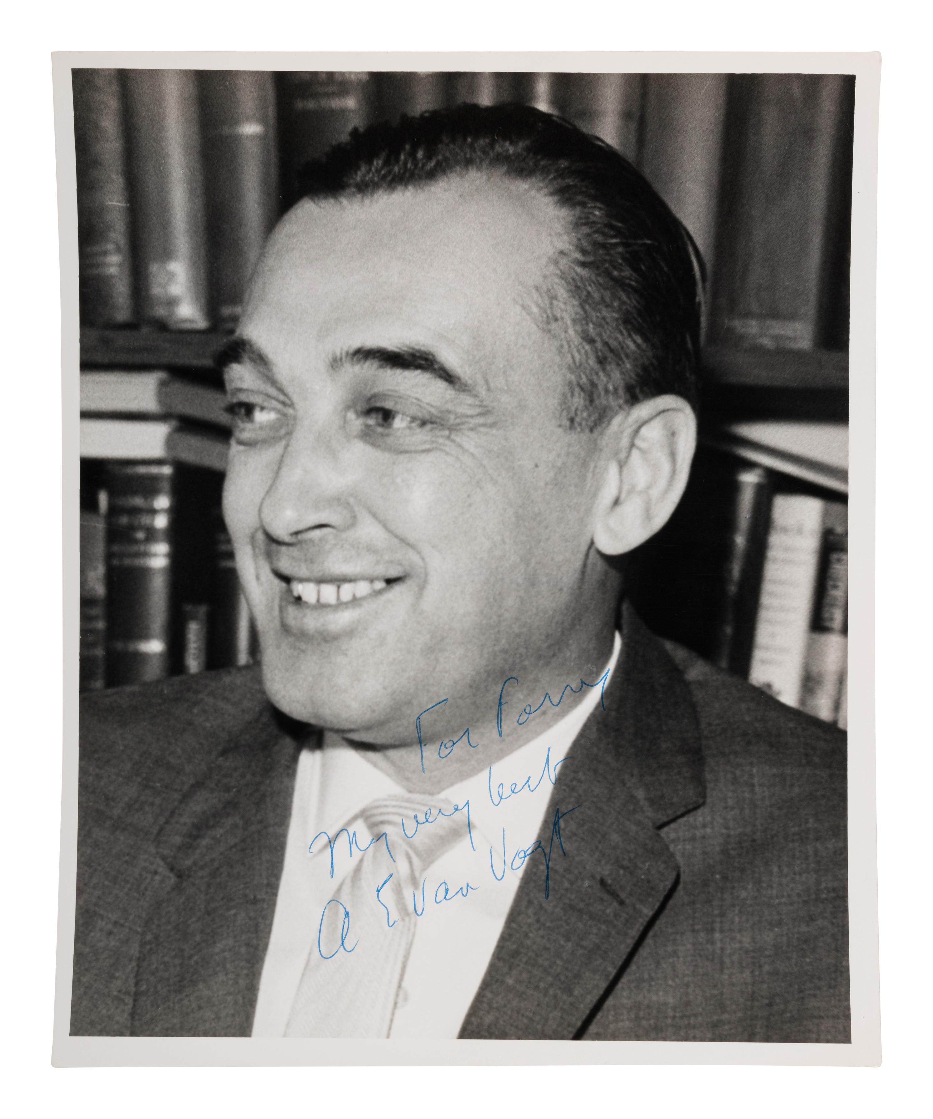 [ACKERMAN, FORREST J. (1916-2008)]. A large archive of photographs from the personal collection of Forrest J. Ackerman, including many inscribed photographs from various authors and celebrities.