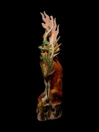 A Sancai Glazed Pottery Figure of an Earth Spirit