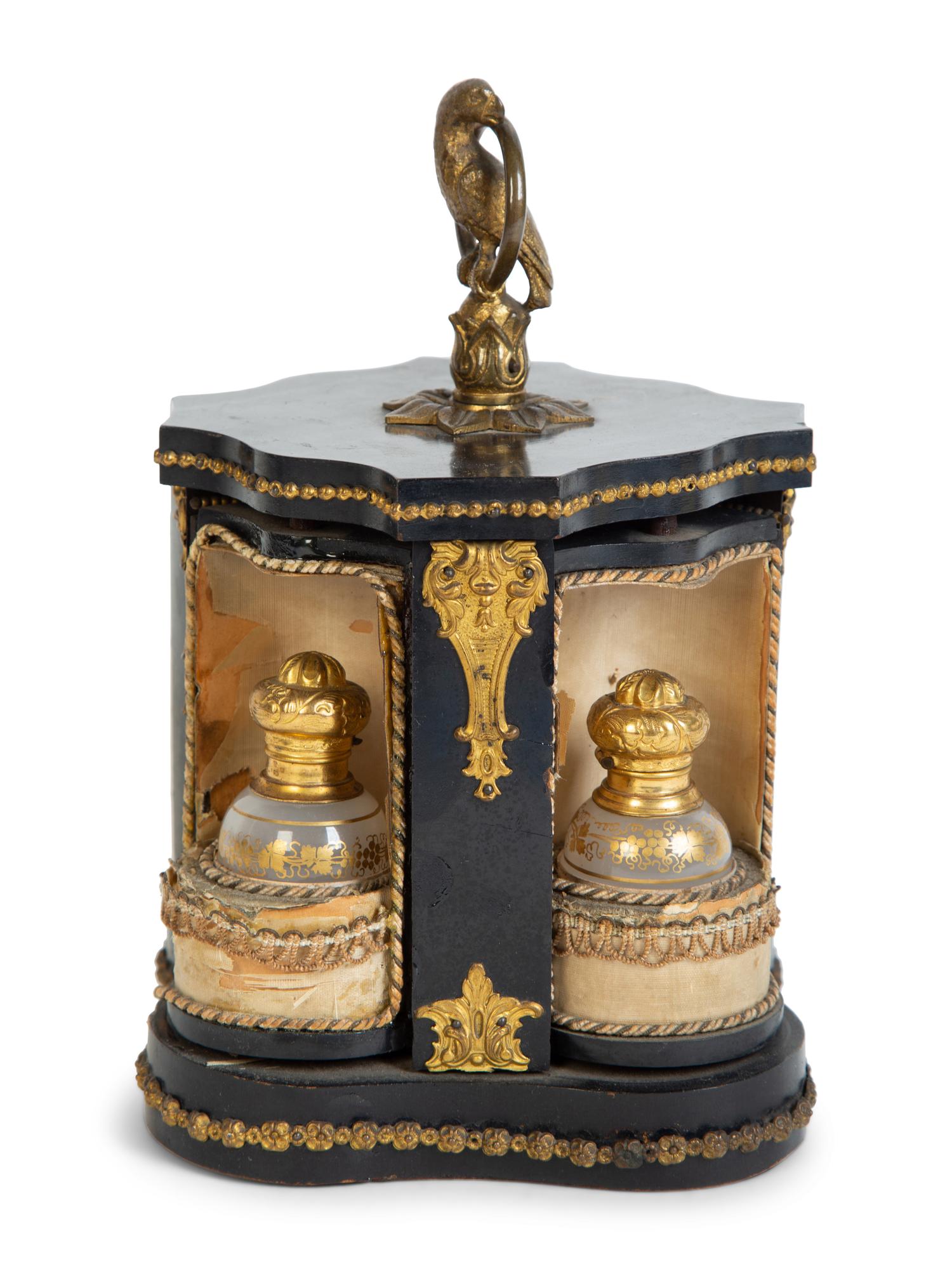 A Napoleon III Gilt Metal Mounted Scent Caddy — 19TH CENTURY
