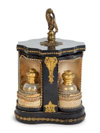A Napoleon III Gilt Metal Mounted Scent Caddy — 19TH CENTURY