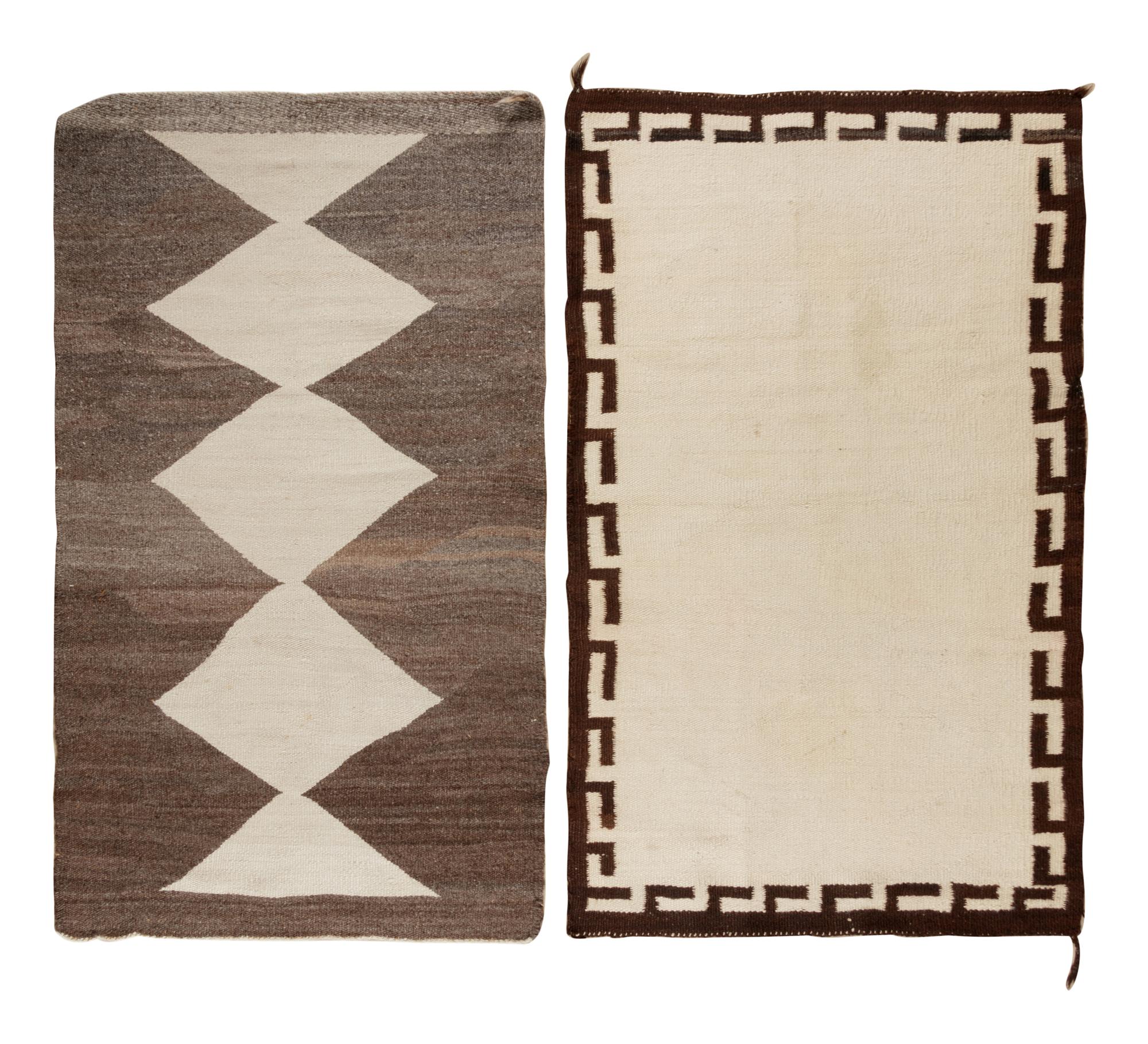Navajo Double Saddle Blankets / Rugs
