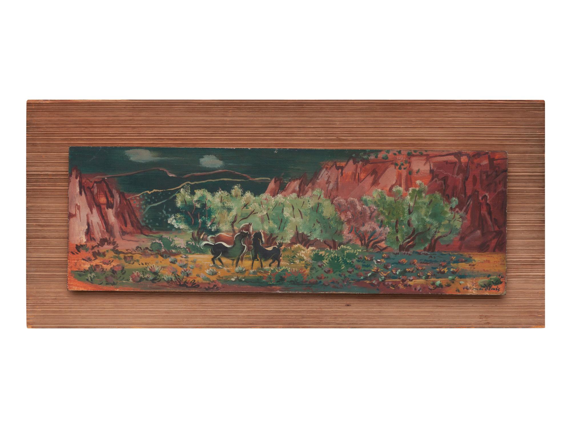 Landscape with Horses