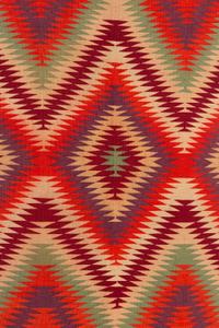Navajo Germantown Child's Blanket / Rug