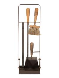 An Arts & Crafts Style Fire Tool Stand