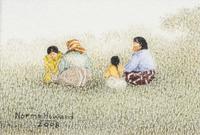 Norma Howard (Choctaw, 1958-2024) — untitled, mothers and children, 2008