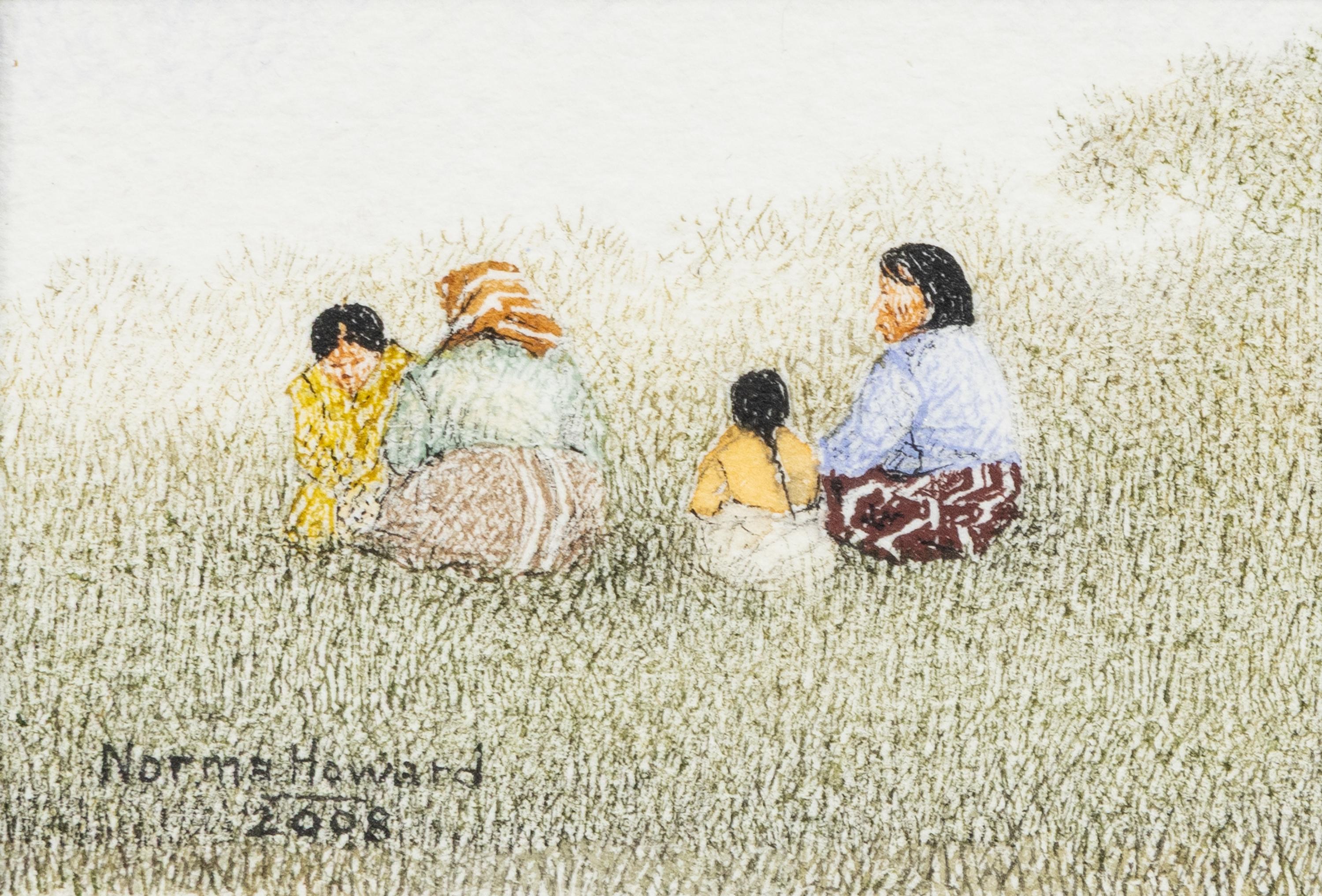 Norma Howard (Choctaw, 1958-2024) — untitled, mothers and children, 2008