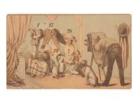 [EARLY PHOTOGRAPHY]. 11 photographic advertising imprints & puzzles, incl. E.&H.T. Anthony cover.