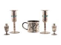 Navajo Sterling Silver Table Setting