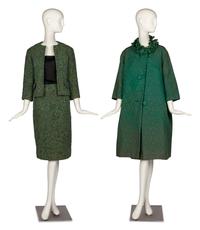 Christian Dior Demi-Couture Skirt Suit and Coat, 1960s