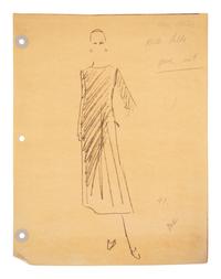 A Large Group of Norell Fashion Sketches