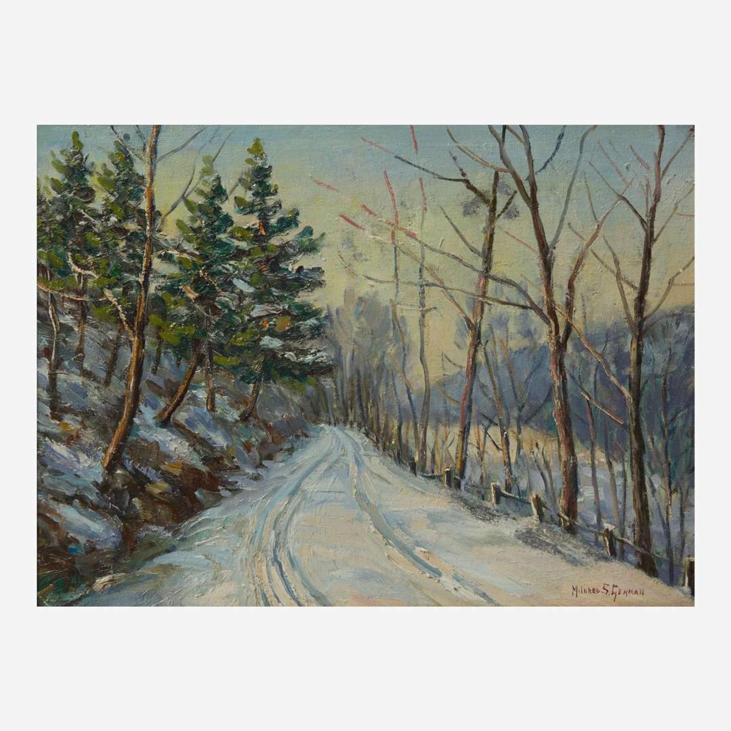 Mildred S. Gehman (American, 1908–2006) River Road