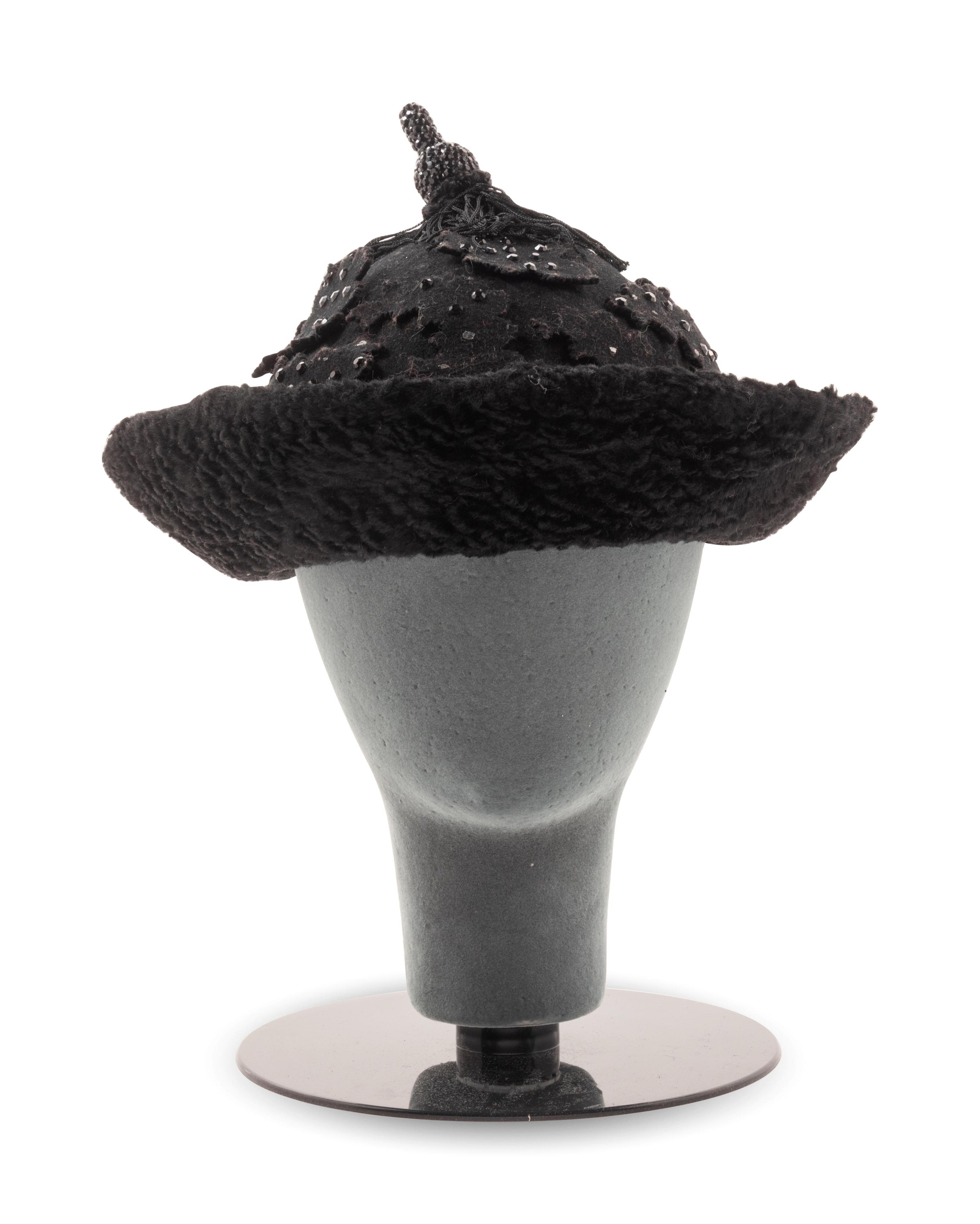 Two Oscar de la Renta Hats and One Sarli Hat, 1980-2000s