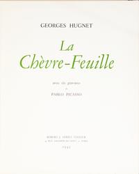 [Art] [Picasso, Pablo] Hugnet, Georges. La Chevre-Feuille