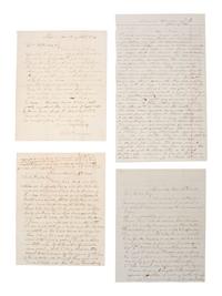[AMERICANA - HORSE RACING]. Manuscript archive identified to world-renowned trainer and jocky William H. Doble (ca 1814-1896). January-August, 1876.