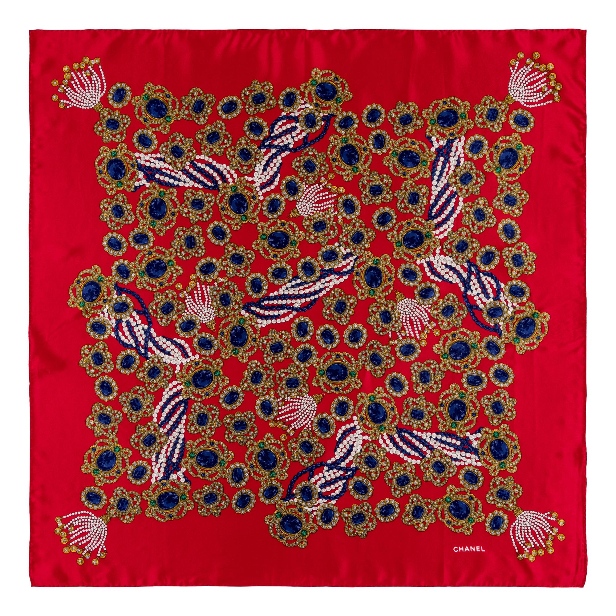 Chanel, Five Silk Scarves