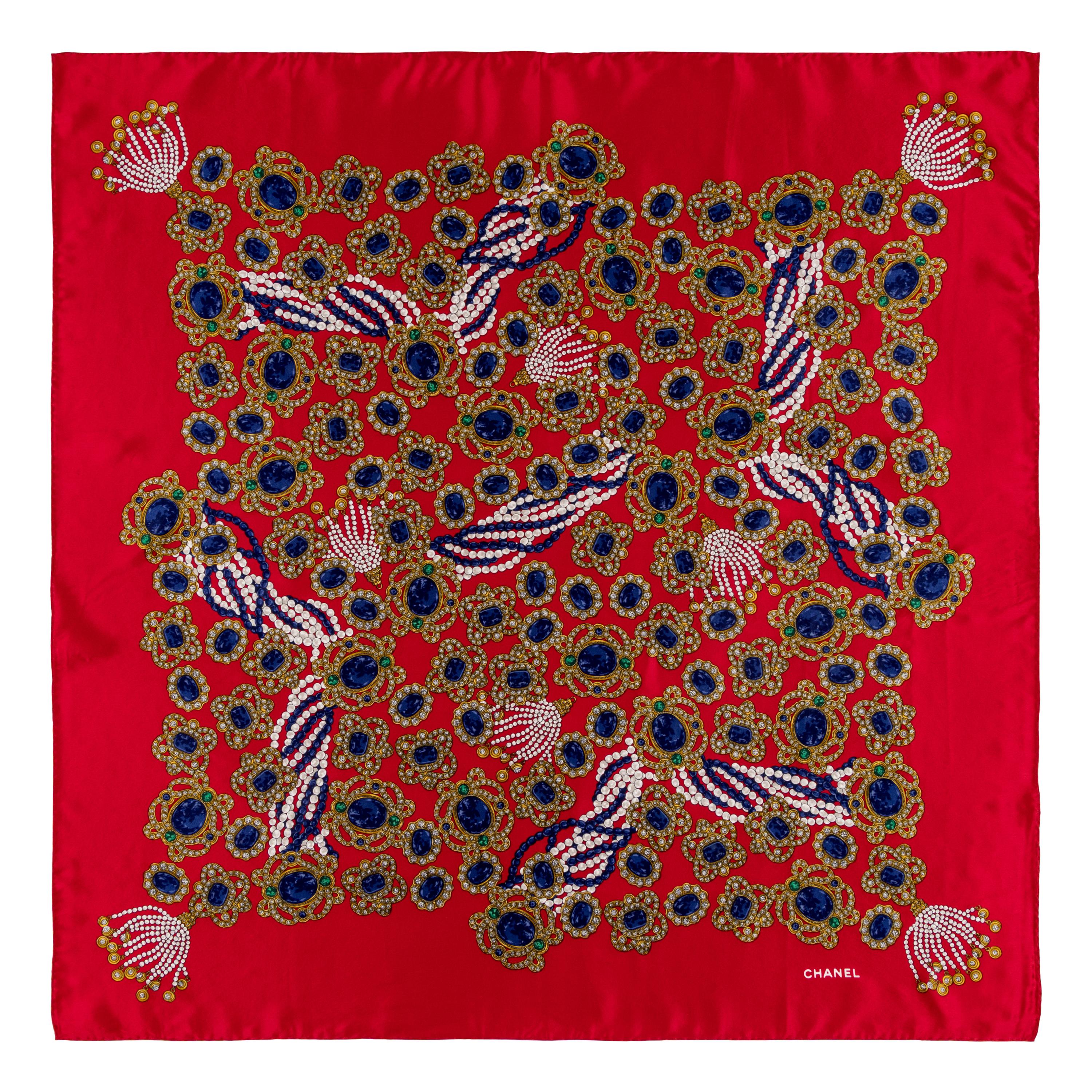 Chanel, Five Silk Scarves