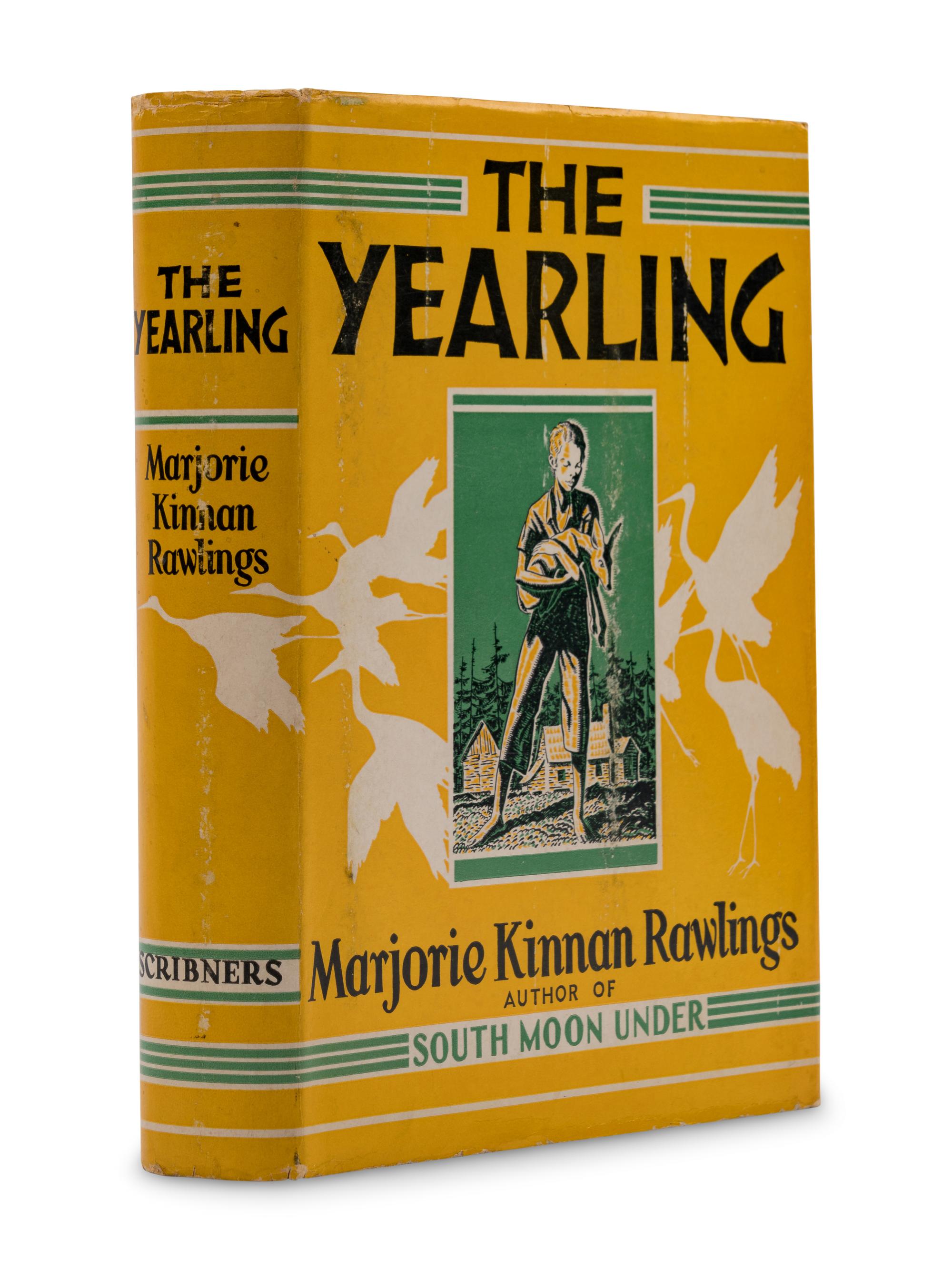 RAWLINGS, Marjorie Kinnan (1896-1953). The Yearling . New York: Charles Scribner's Sons, 1938.