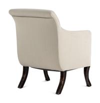 A Pair of Rose Tarlow Melrose House Saber-Leg Armchairs