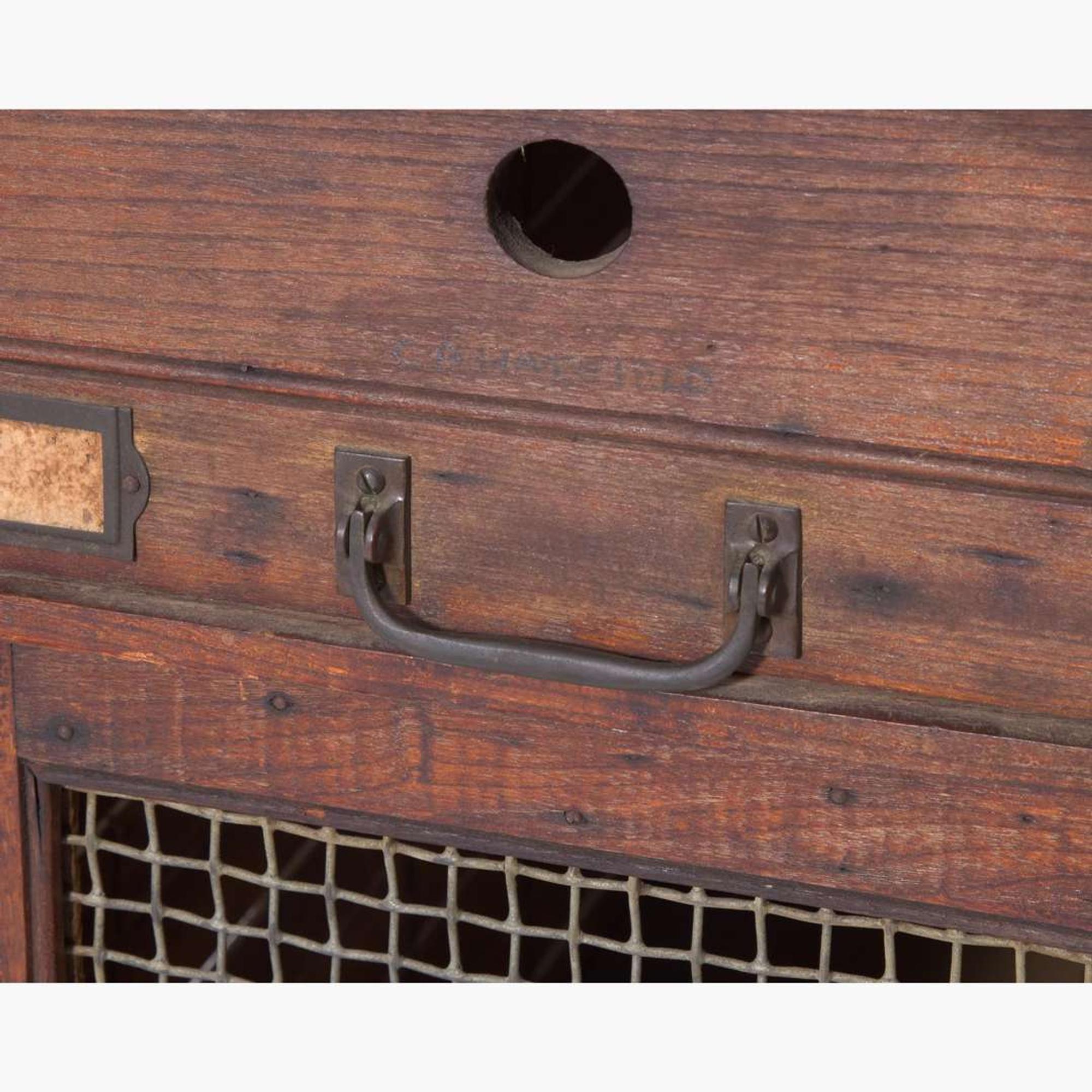 A. Backus Jr. & Sons A Victorian Dog Carrier, Detroit, Michigan, circa 1900