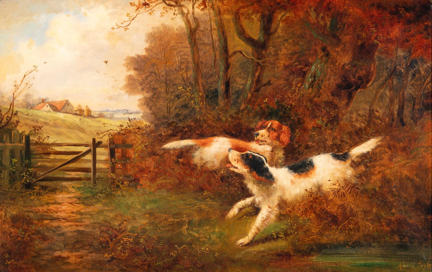Two Spaniels on a Hunt
