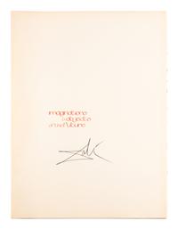 6 plates from Imaginations and Objects of the Future (with original wooden box and introductory pages), 1975