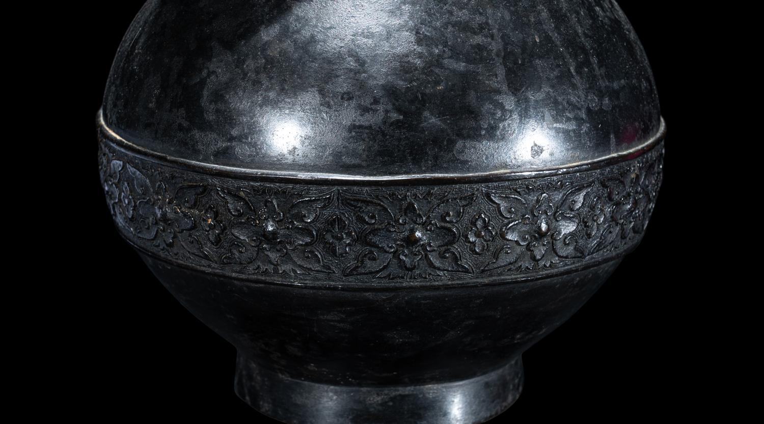 A Chinese Archaistic Bronze Animal-Form Wine Vessel