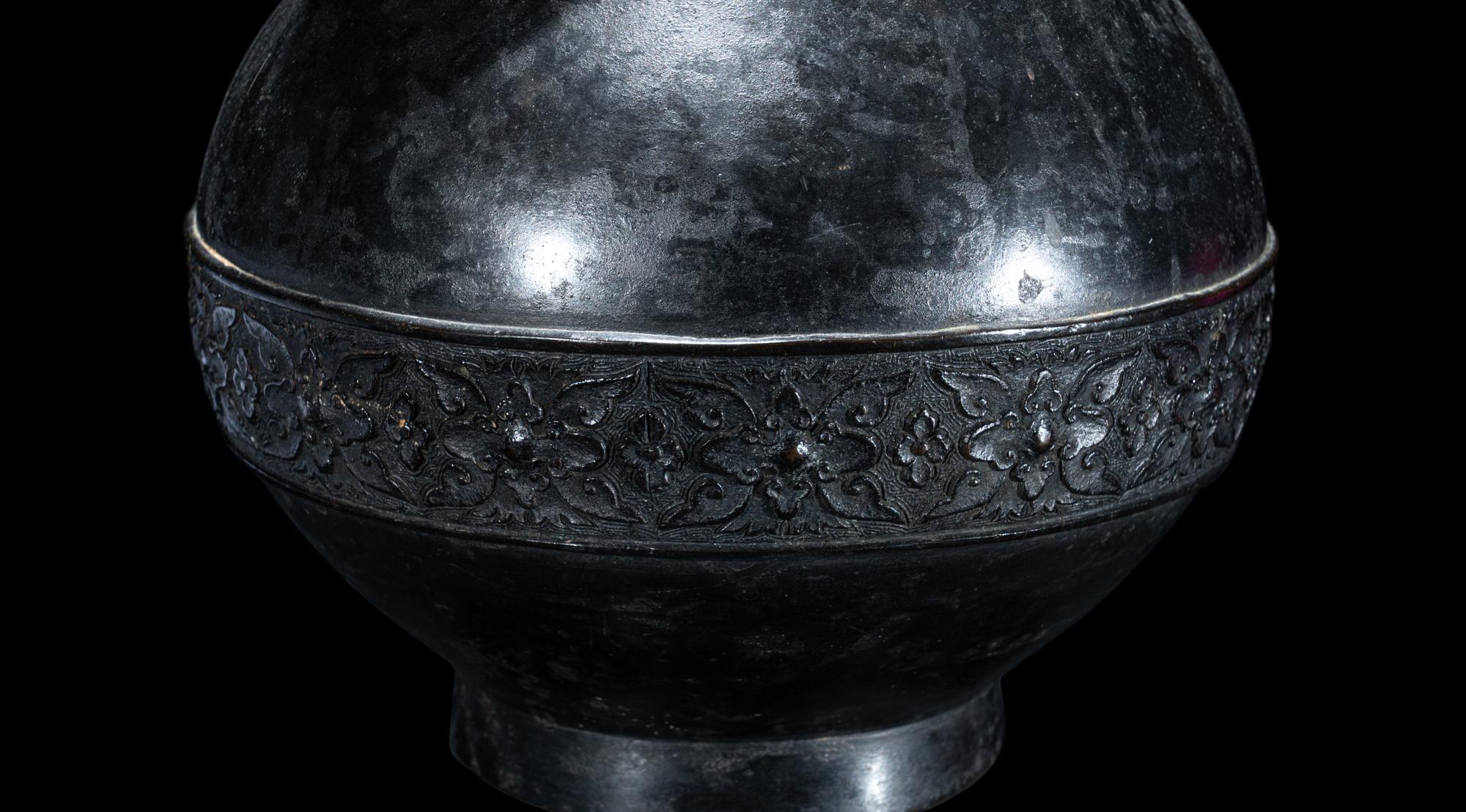 A Chinese Archaistic Bronze Animal-Form Wine Vessel